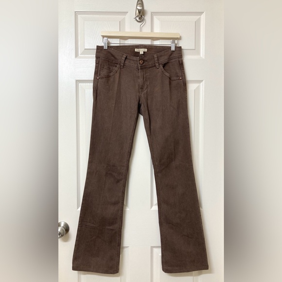 CAbi Denim - Cabi 512 Brown Contemporary Bootcut Jeans 4 Long